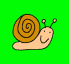 Dibujo Caracol 4 pintado por dyckson