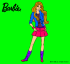 Dibujo Barbie juvenil pintado por susan2