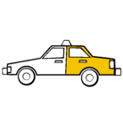 Dibujo Taxi pintado por bdjoiodiop