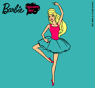 Dibujo Barbie bailarina de ballet pintado por Risita