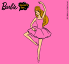Dibujo Barbie bailarina de ballet pintado por sofely