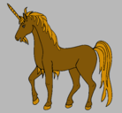 Dibujo Unicornio II pintado por lurdes22