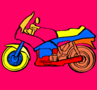 Dibujo Motocicleta pintado por hytg