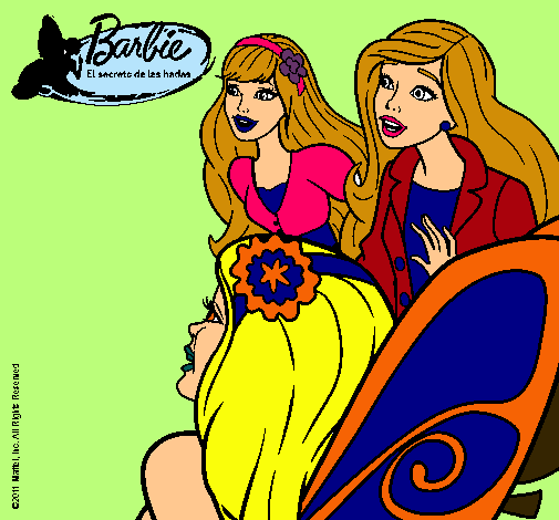 Barbie y sus amigas sorprendidas