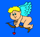 Dibujo Cupido pintado por beatrius