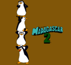 Dibujo Madagascar 2 Pingüinos pintado por pinguinos