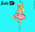 Dibujo Barbie bailarina de ballet pintado por adrianas