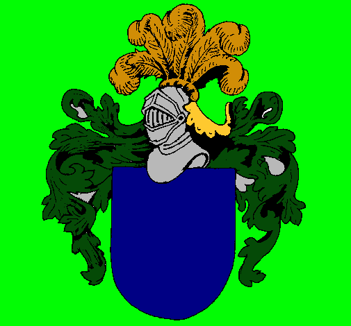 Escudo de armas y casco