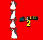 Dibujo Madagascar 2 Pingüinos pintado por PABLOCAS