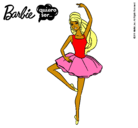Dibujo Barbie bailarina de ballet pintado por sabinaaaa