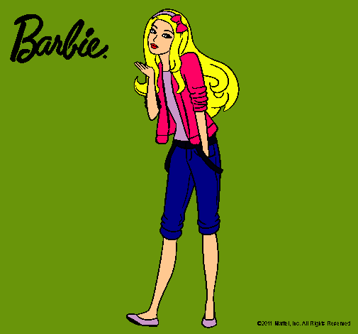 Barbie con look casual