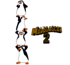 Dibujo Madagascar 2 Pingüinos pintado por wuarrosopi