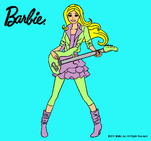 Barbie guitarrista