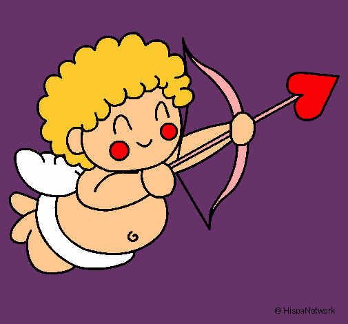Dibujo Cupido pintado por valiitah