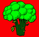 Dibujo Brócoli pintado por jmvg