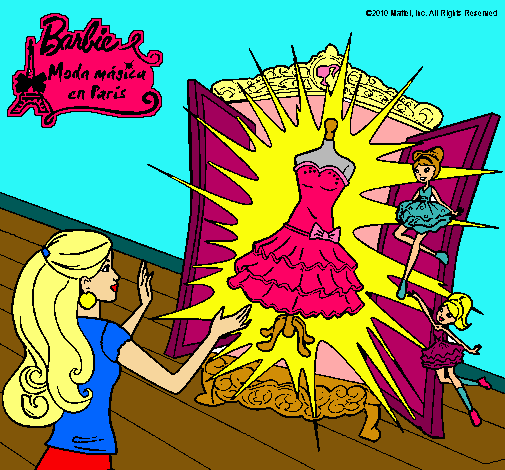 El vestido mágico de Barbie