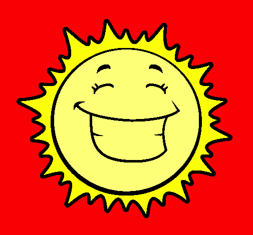 Sol sonriendo