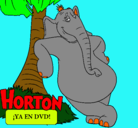 Dibujo Horton pintado por josa