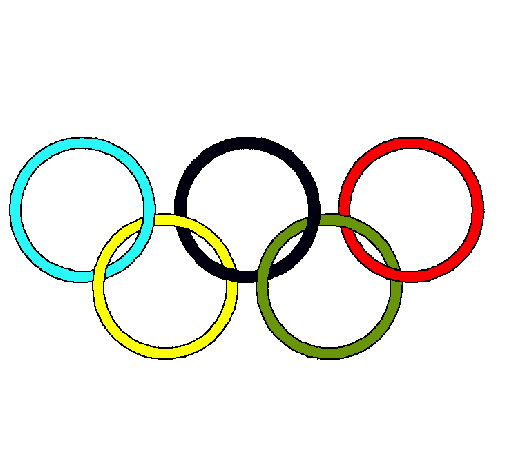 Dibujo Anillas de los juegos olimpícos pintado por agusbolso