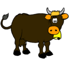 Dibujo Vaca lechera pintado por josedanielcl
