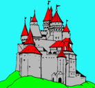 Dibujo Castillo medieval pintado por walternussss