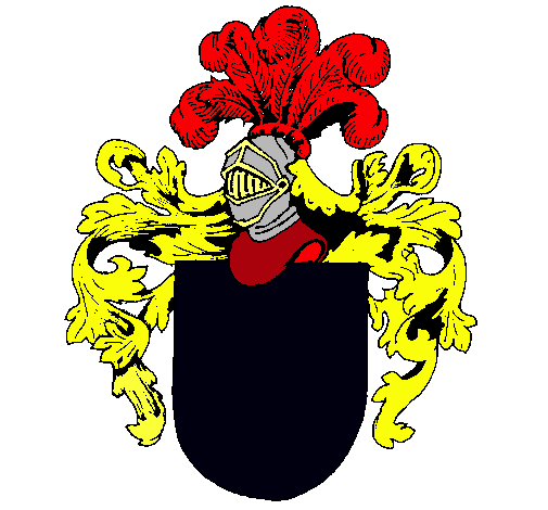 Escudo de armas y casco