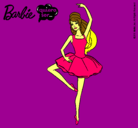 Dibujo Barbie bailarina de ballet pintado por bailarina