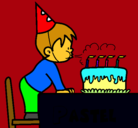 Dibujo Pastel de cumpleaños III pintado por anaisita