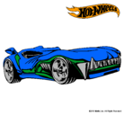 Dibujo Hot Wheels 3 pintado por valen2