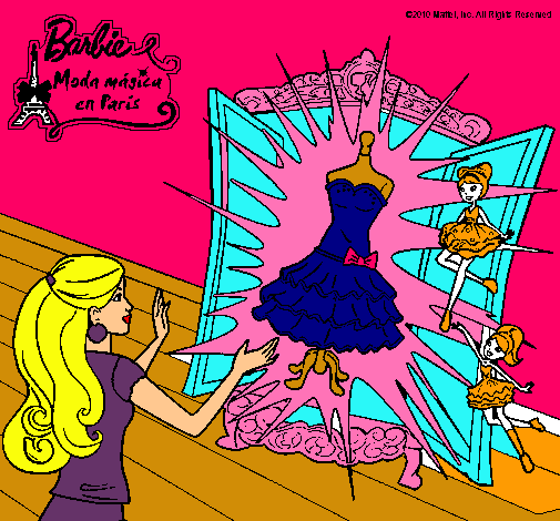 El vestido mágico de Barbie