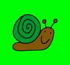 Dibujo Caracol 4 pintado por chulo