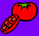 Dibujo Tomate pintado por JHHIKIHIJKJK