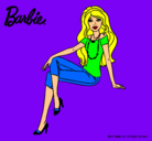 Dibujo Barbie moderna pintado por susan2