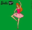 Dibujo Barbie bailarina de ballet pintado por adrianyhyoly