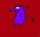 Dibujo Rata pintado por rataman