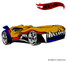 Dibujo Hot Wheels 3 pintado por Trayler