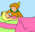 Dibujo La princesa durmiente y el príncipe pintado por JAYLA