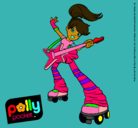 Dibujo Polly Pocket 16 pintado por giulianna