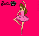Dibujo Barbie bailarina de ballet pintado por fjfjghfhkff