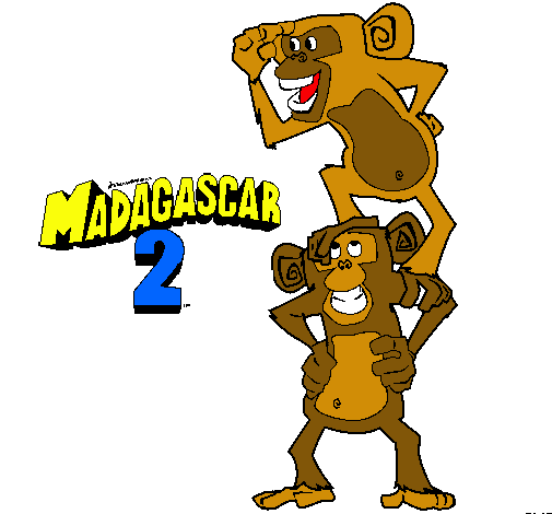 Madagascar 2 Manson y Phil