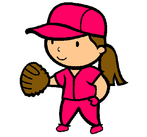 Dibujo Jugadora de béisbol pintado por agusbolso