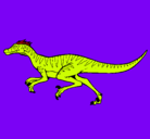 Dibujo Velociraptor pintado por tutin