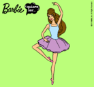 Dibujo Barbie bailarina de ballet pintado por sharky