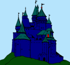 Dibujo Castillo medieval pintado por diegooop