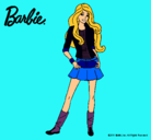 Dibujo Barbie juvenil pintado por zendaya