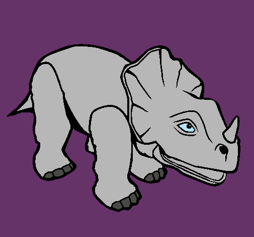 Dibujo Triceratops II pintado por johant15