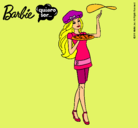 Dibujo Barbie cocinera pintado por Loren