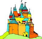 Dibujo Castillo medieval pintado por nando002