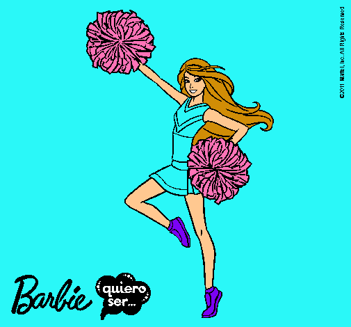 Dibujo Barbie animadora pintado por sirenia179