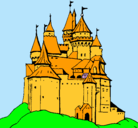 Dibujo Castillo medieval pintado por 7iuii888